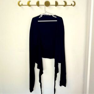 Brandy Melville black wrap shirt - One size